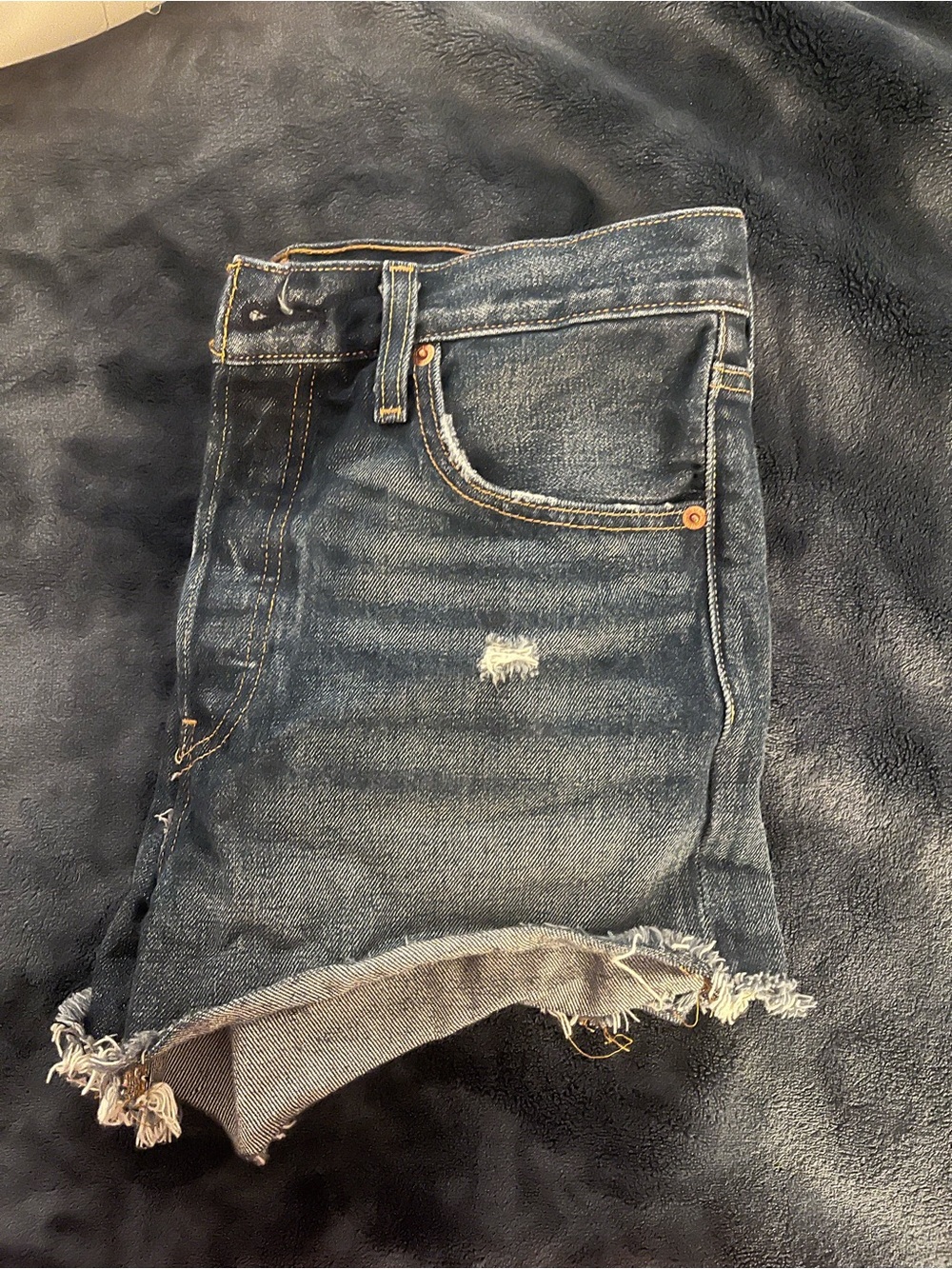 Levi’s Distressed Denim Cutoff Shorts
